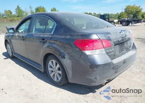 2012 Subaru Legacy 2.5I Premium from USA, damaged, VIN 4S3BMBC6XC3004651